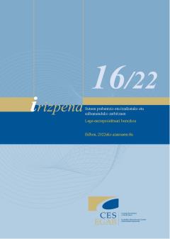 16/22 Irizpena, azaroaren 8koa, Suteen prebentzio eta itzalketako eta salbamenduko zerbitzuen Lege-aurreproiektuari buruzkoa